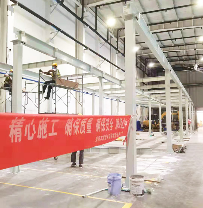 安陽(yáng)鼎諾鋼平臺(tái)安裝